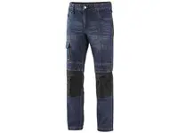 Nohavice jeans CXS NIMES I, pánske, modro-čierne