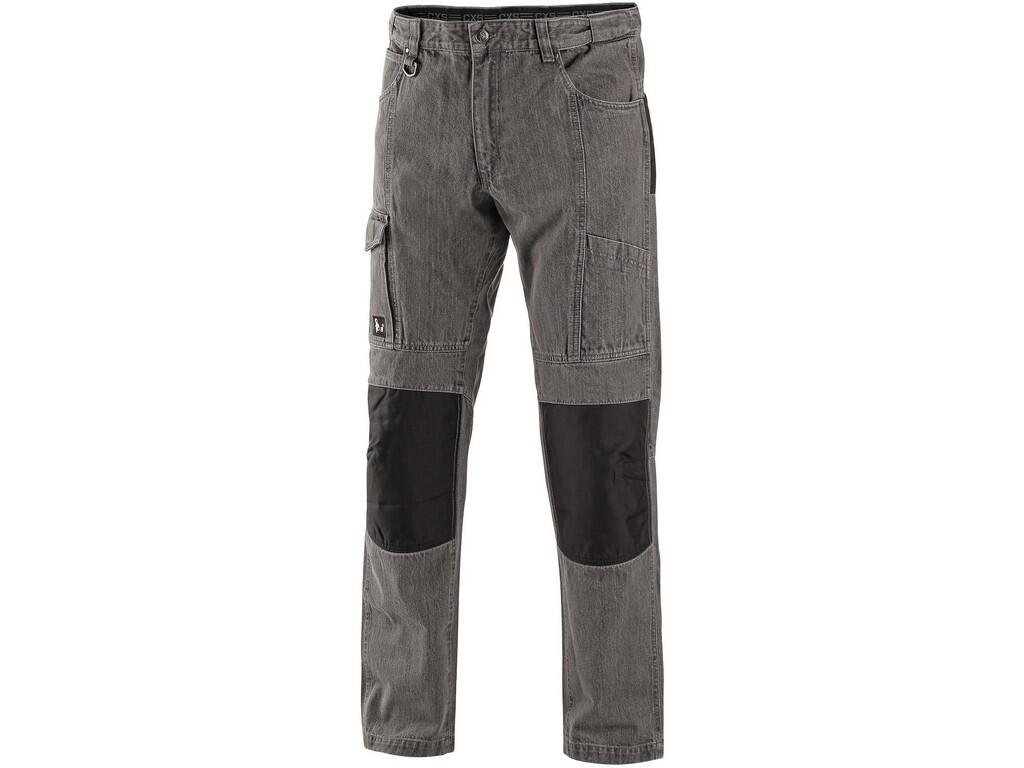 Kalhoty jeans NIMES III pánské šedo-černé b1 - CN-1490-081-710-46, vel. 46