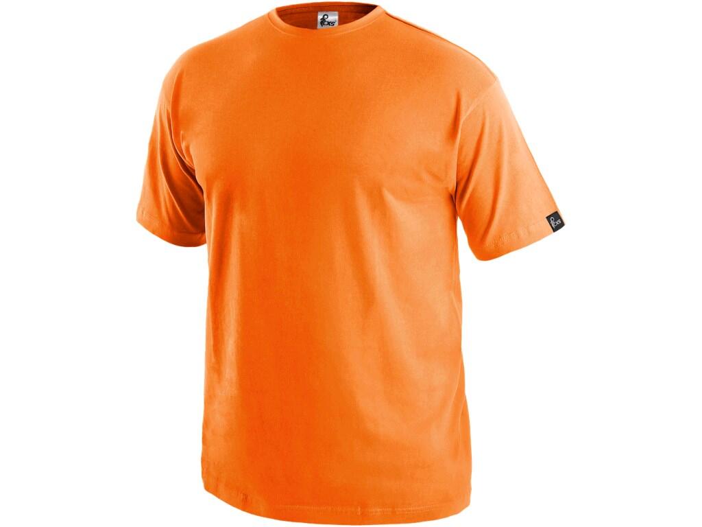 Tričko CXS DANIEL, krátký rukáv, oranžové, vel. 2XL