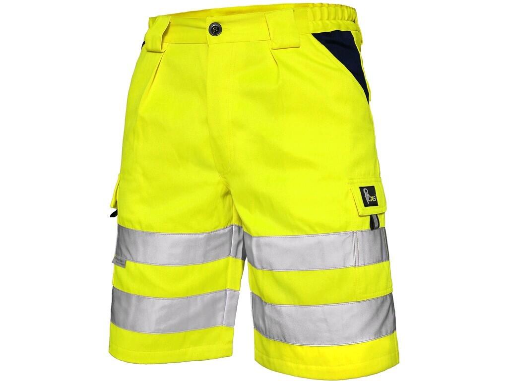 Shorts NORWICH, high visible, men's, yellow, size: 66